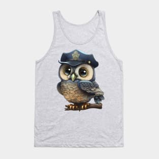 Owl Night Watchman Tank Top